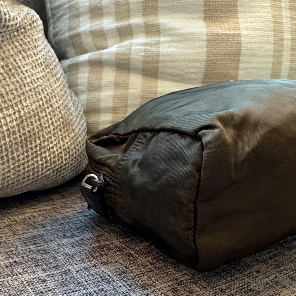 Prada  Hunter Green Toiletry Bag